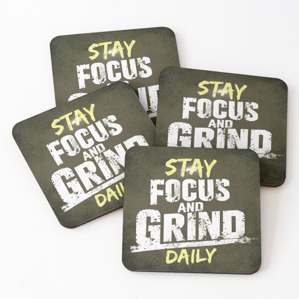 Item preview, Stay Focus and Grind Daily designed and sold by kirevon.