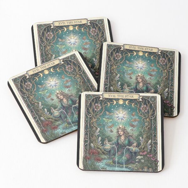 Item preview, The Star Tarot Art designed and sold by elaemor-art.