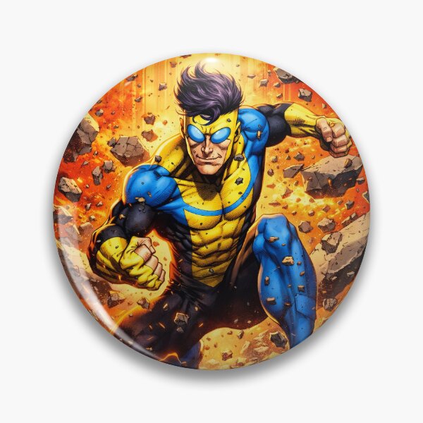 Item preview, Invincible Explosion Power – Hero Punch Art designed and sold by Polarisofficial.