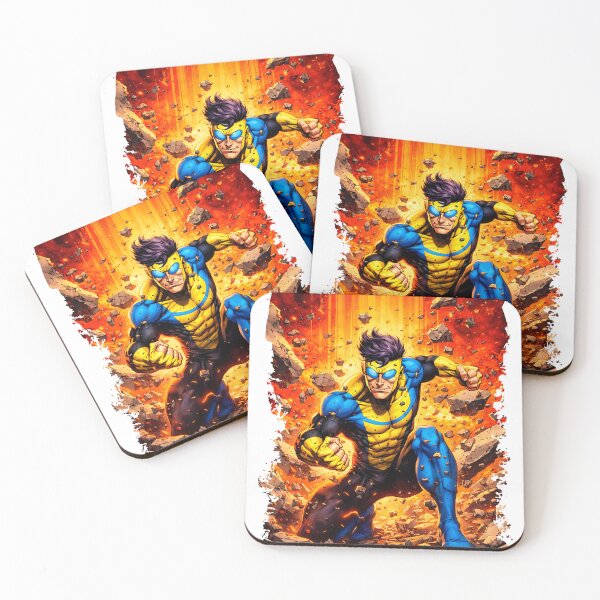 Item preview, Invincible Explosion Power – Hero Punch Art designed and sold by Polarisofficial.