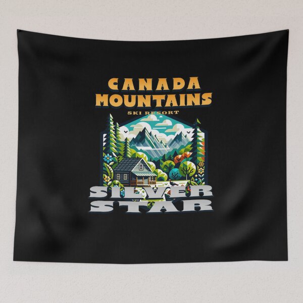 Item preview, Silver Star Ski Resort  designed and sold by TheEndDesign.