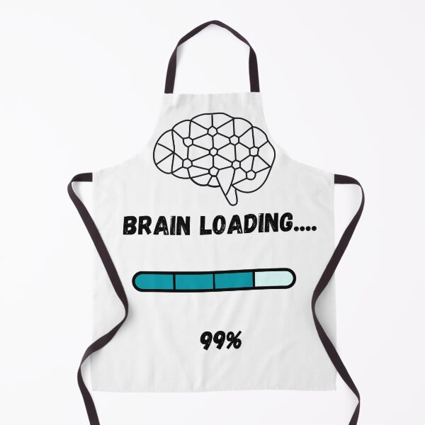 Item preview, Brain Loading 99% - Funny Overthinking Tech Meme Design designed and sold by khaoulaassila.