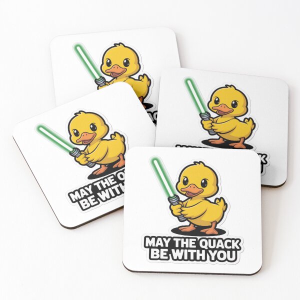 Item preview, May The Quack Be With You — Funny Star Wars Duck designed and sold by Monday Duck.