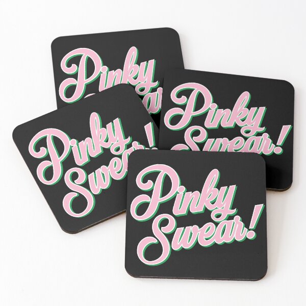 Item preview, Pinky Swear! Pink & Green Bold graphic designed and sold by LegacyLaneCo.