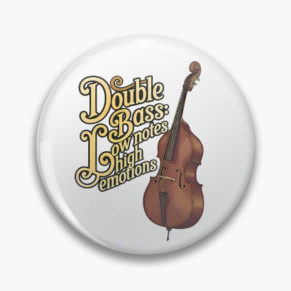 Item preview, Double Bass Low Notes High Emotions World Music Day designed and sold by Art-Arcade6.