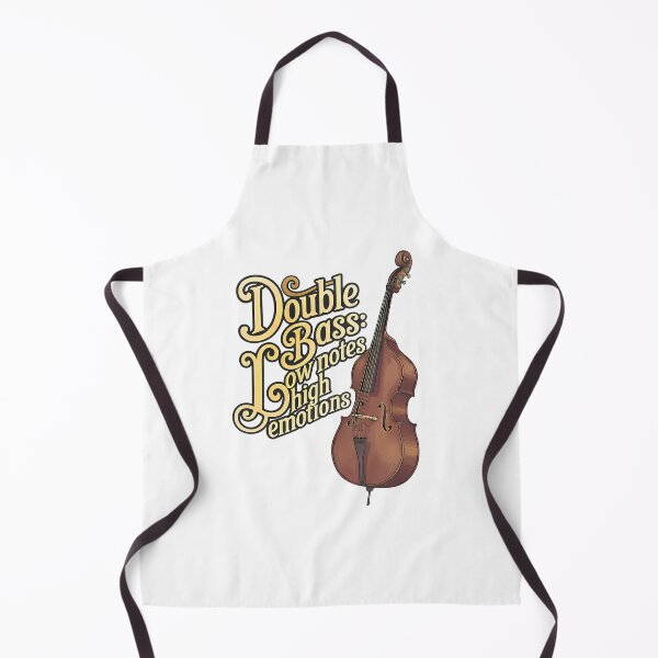 Item preview, Double Bass Low Notes High Emotions World Music Day designed and sold by Art-Arcade6.