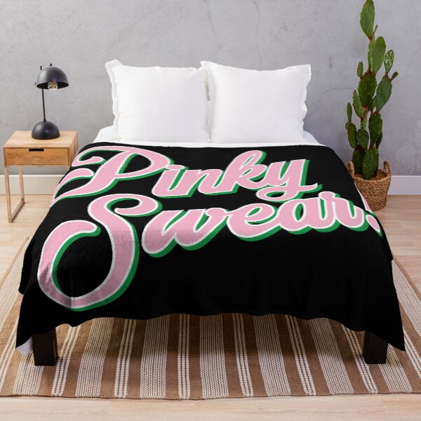 Item preview, Pinky Swear! Pink & Green Bold graphic designed and sold by LegacyLaneCo.