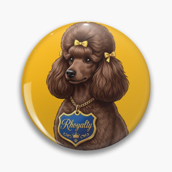Item preview, Rhoyalty Chocolate Poodle designed and sold by LegacyLaneCo.