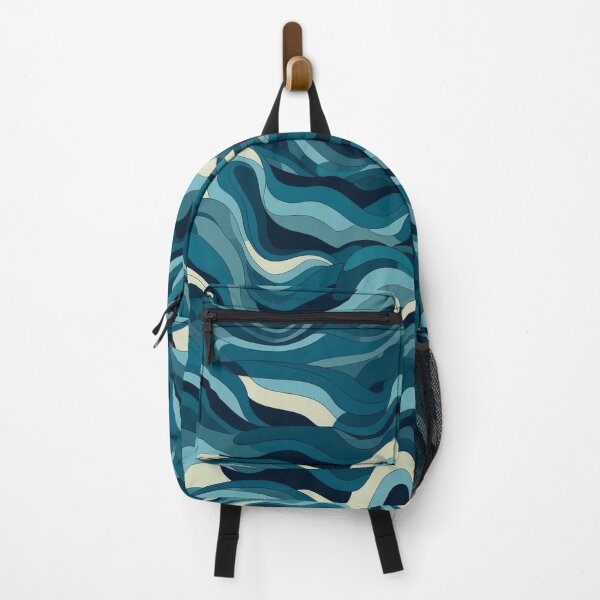 Item preview, Deep Ocean Swirl Abstract Wave Pattern designed and sold by pinkal.