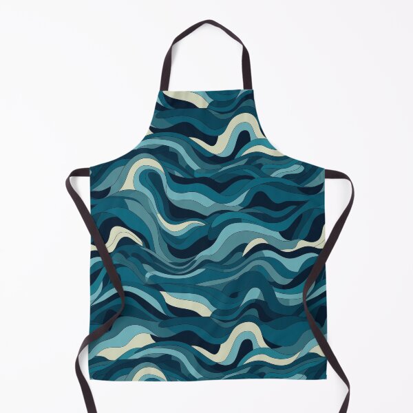 Item preview, Deep Ocean Swirl Abstract Wave Pattern designed and sold by pinkal.