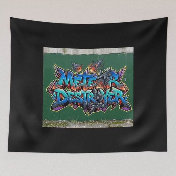 Item preview, Meteor Destroyer Graffiti Street Art Typography Design designed and sold by Meteor Destroyer.