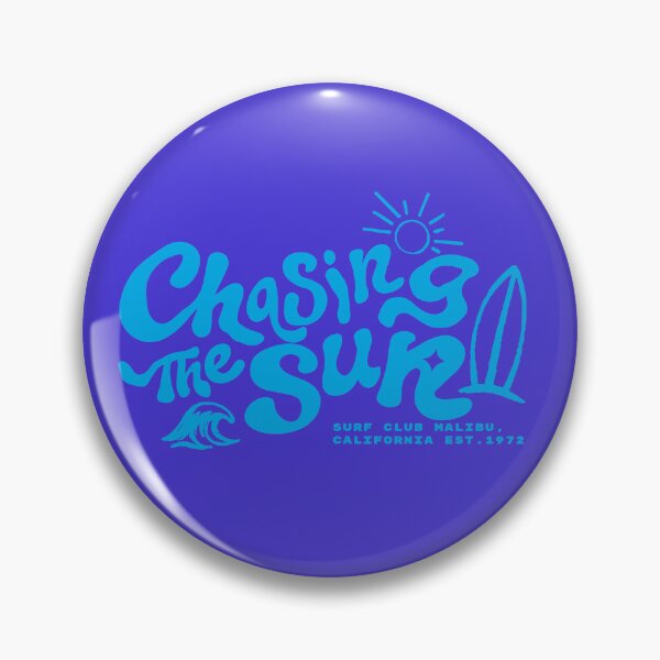 Item preview, Chasing the Sun Groovy 70s Malibu Surf Club Typography designed and sold by REDDcool.