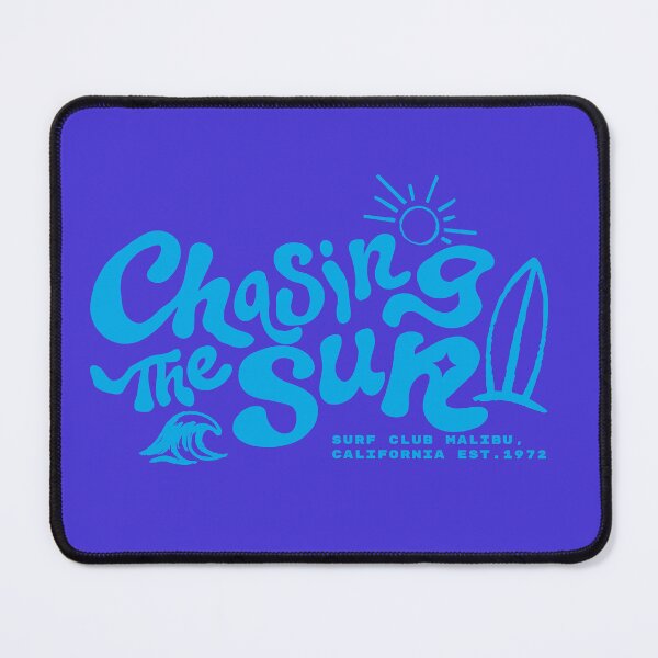 Item preview, Chasing the Sun Groovy 70s Malibu Surf Club Typography designed and sold by REDDcool.
