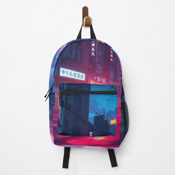 Item preview, Neon Rain City – Cyberpunk Street Night Aesthetic designed and sold by KPDesignLab.