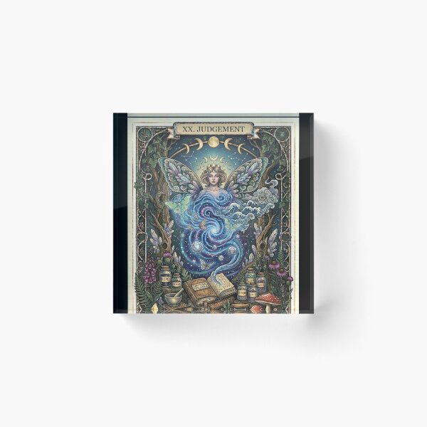 Item preview, Judgement Final Critique Tarot Art designed and sold by elaemor-art.