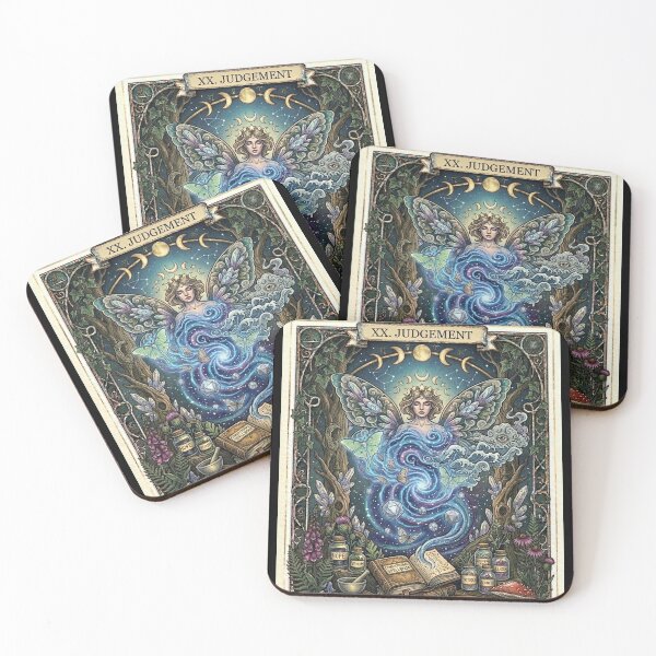 Item preview, Judgement Final Critique Tarot Art designed and sold by elaemor-art.