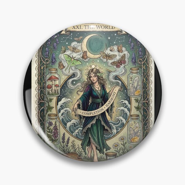 Item preview, The World Completed Masterpiece Tarot Art designed and sold by elaemor-art.
