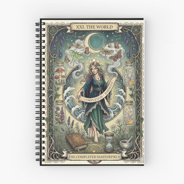 Item preview, The World Completed Masterpiece Tarot Art designed and sold by elaemor-art.