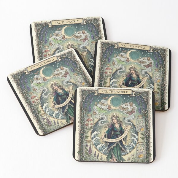 Item preview, The World Completed Masterpiece Tarot Art designed and sold by elaemor-art.