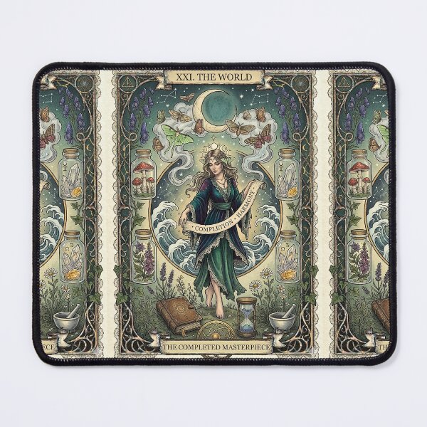 Item preview, The World Completed Masterpiece Tarot Art designed and sold by elaemor-art.