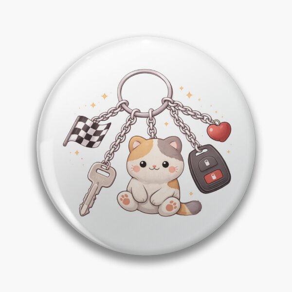 Item preview, Car Enthusiast Keychain designed and sold by BritPoPBrat.