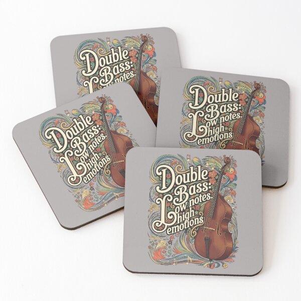 Item preview, Cosmic Double Bass Low Notes High Emotions World Music Day designed and sold by Art-Arcade6.