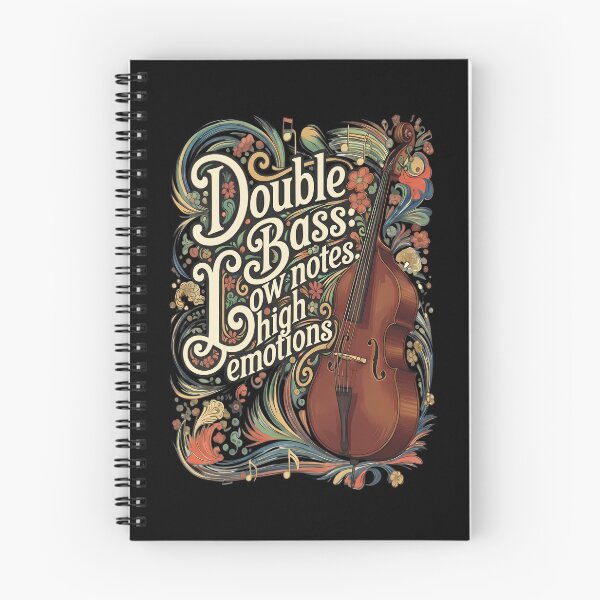 Item preview, Cosmic Double Bass Low Notes High Emotions World Music Day designed and sold by Art-Arcade6.