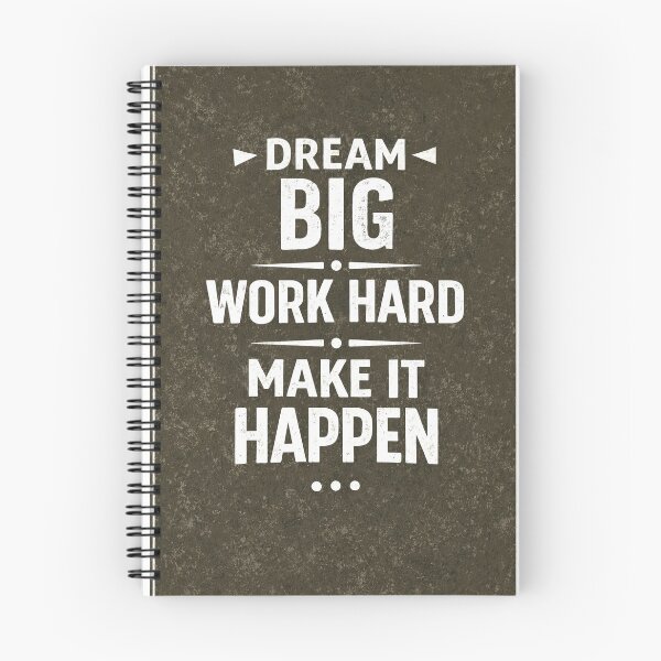 Item preview, Dream Big Work Hard Quote designed and sold by tilenor.