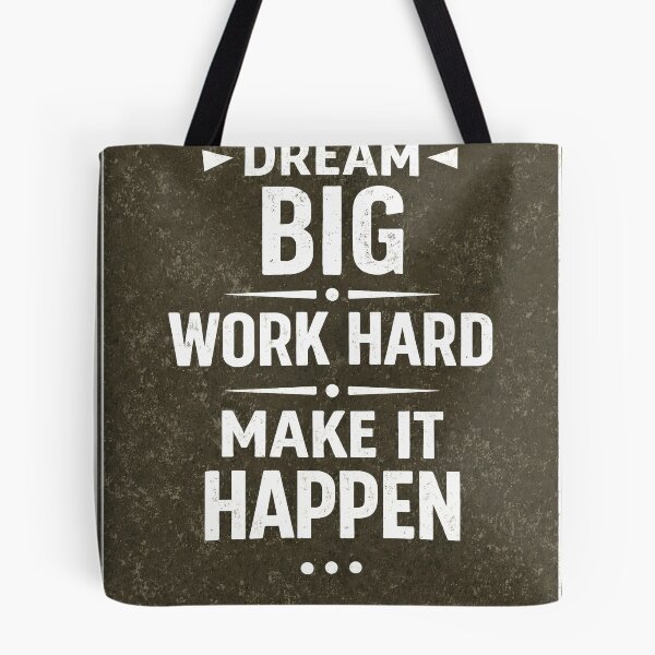 Item preview, Dream Big Work Hard Quote designed and sold by tilenor.