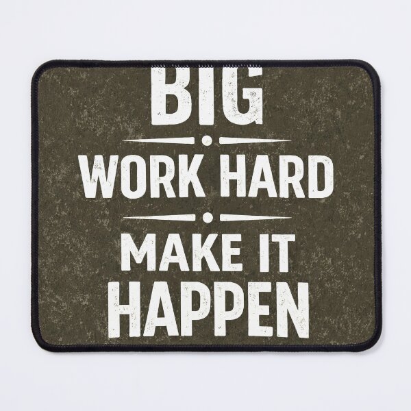 Item preview, Dream Big Work Hard Quote designed and sold by tilenor.