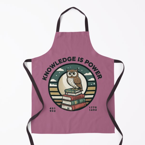Item preview, Knowledge Is Power – Wise Owl Design designed and sold by Dogandesighn.