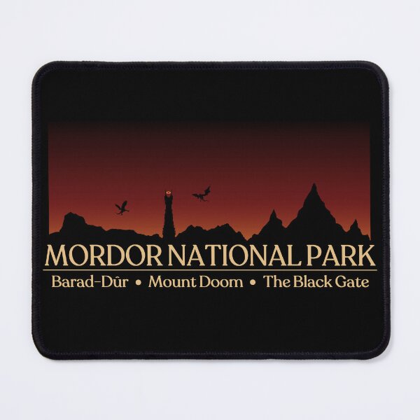 Artikelvorschau, Mordor-Nationalpark entworfen und verkauft von Crossroads-Art.