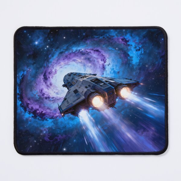 Item preview, A spaceship soars into the depths of space designed and sold by Marcu Ioachim.