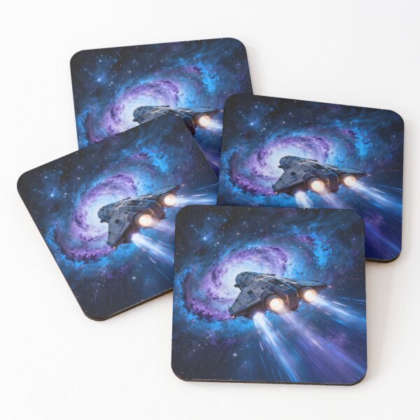 Item preview, A spaceship soars into the depths of space designed and sold by Marcu Ioachim.