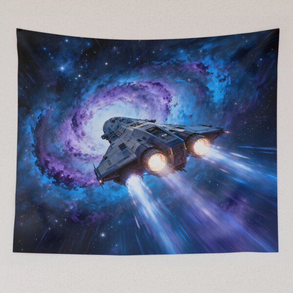 Item preview, A spaceship soars into the depths of space designed and sold by Marcu Ioachim.