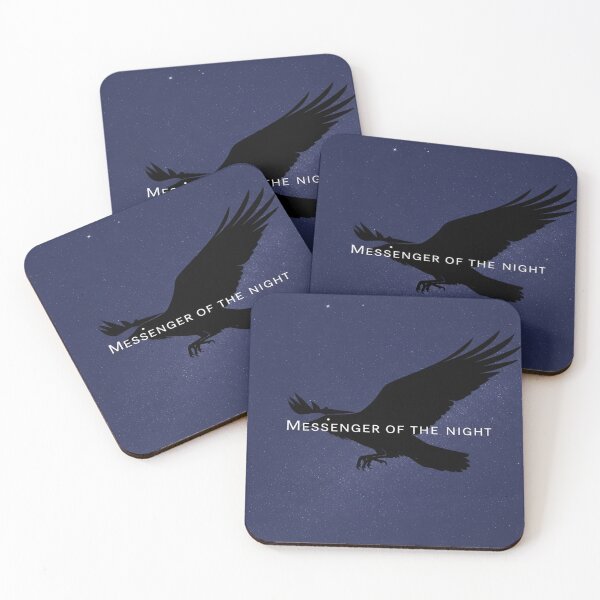 Item preview, Messenger of the Night – Raven Silhouette Design designed and sold by Cristhian Almanza.