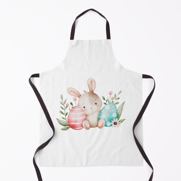 Item preview, Watercolor Easter Bunny and Pastel Eggs - Adorable Spring Holiday Gift designed and sold by FuzionRaptor.