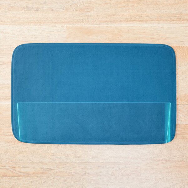 Item preview, Minimalist Cyan Blue Glow Panel | Solid Bright Blue Abstract Art designed and sold by Midnight Veil Designs.