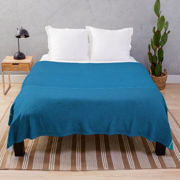 Item preview, Minimalist Cyan Blue Glow Panel | Solid Bright Blue Abstract Art designed and sold by Midnight Veil Designs.