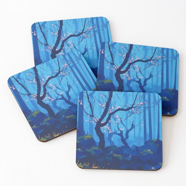 Item preview, Moonlit Blossom Forest Dream designed and sold by Dusk Atelier.