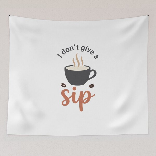 Item preview, I Don't Give a Sip Funny Unisex Graphic Tee | Premium Print-on-Demand T-Shirt designed and sold by MoolokaiApperal.