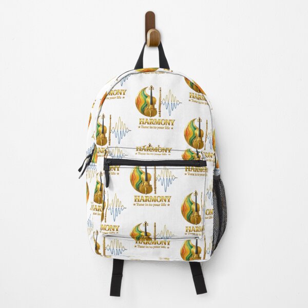 Item preview, Harmony Music Design – Violin, Flute & Sound Waves | Music Lover Gift | Orchestra Art designed and sold by Be-You-Vibes.