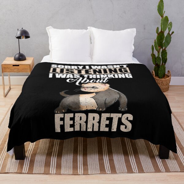 Item preview, Sorry I wasn't Listening Thinking About Ferrets  designed and sold by GabbyKash.