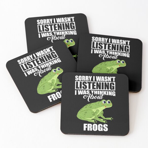 Item preview, Sorry I wasn't Listening Thinking About Frogs  designed and sold by GabbyKash.