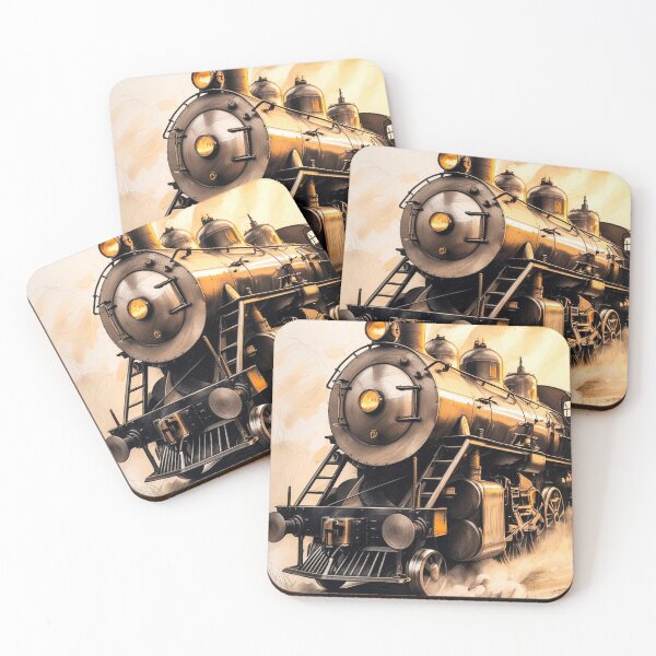 Item preview, Retro Train Aesthetic – Clean Vintage Railway Style designed and sold by semenol.