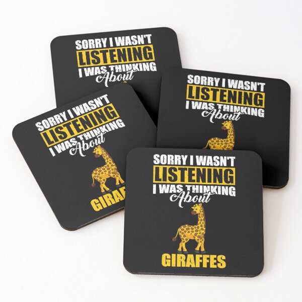 Item preview, Sorry I wasn't Listening Thinking About Giraffes  designed and sold by GabbyKash.