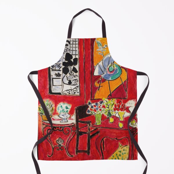 Item preview, Large Red Interior by Henri Matisse: Bold Fauvist Interior Poster designed and sold by artofuniverse.