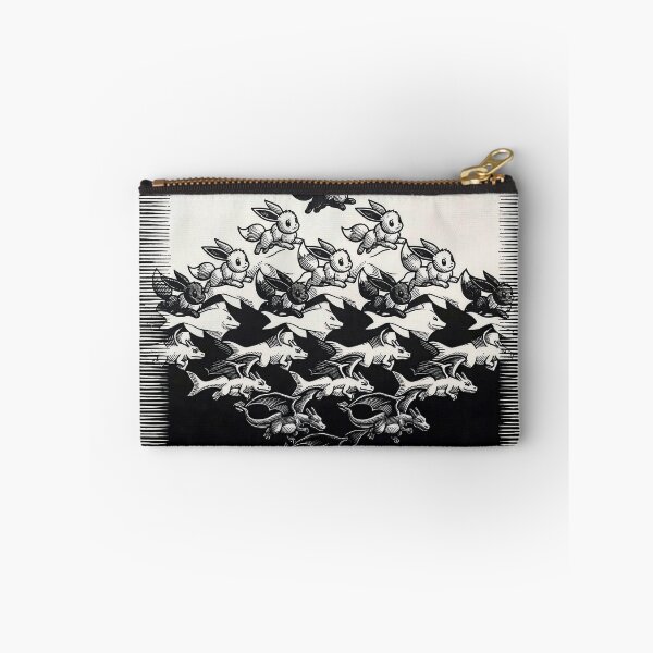 Item preview, Optical Illusion Evolution Art Cute Creature Metamorphosis Black and White Design designed and sold by Meteor Destroyer.