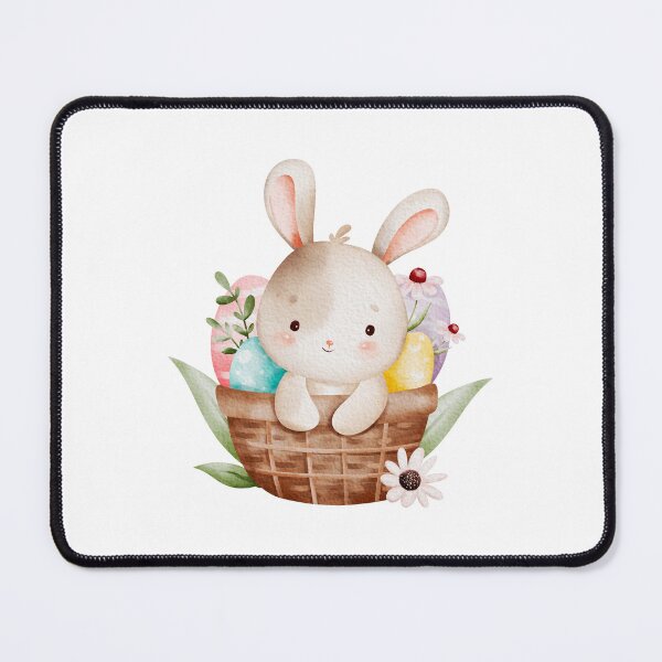 Item preview, Watercolor Bunny & Colorful Easter Eggs - Soft Spring designed and sold by FuzionRaptor.