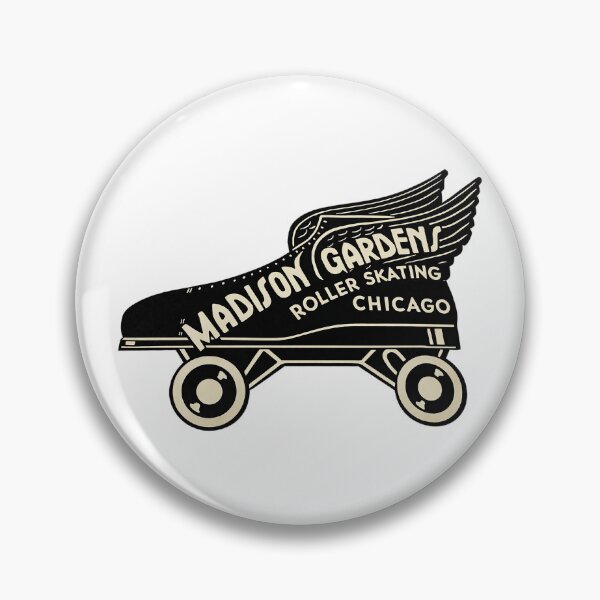 Item preview, Madison Gardens Chicago Illinois Roller Skating Rink Sticker Decal Label Design 2 designed and sold by tislord.